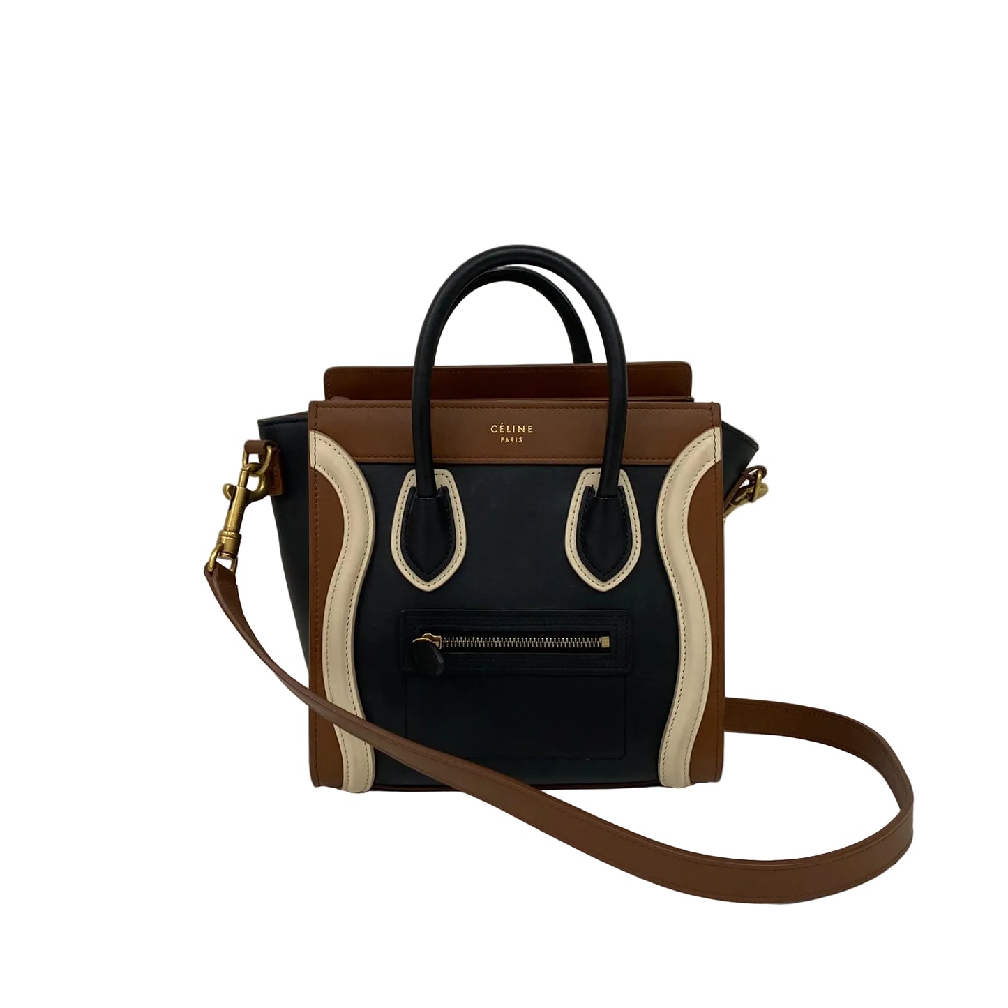 Bolsa Celine Luggage Nano Tricolor