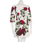 Vestido Dolce&Gabbana Branco com Rosas Tam 40 BR
