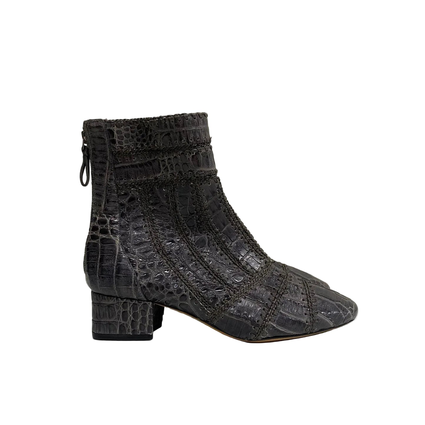 Bota Alexandre Birman Couro Croco Tam 36 Br