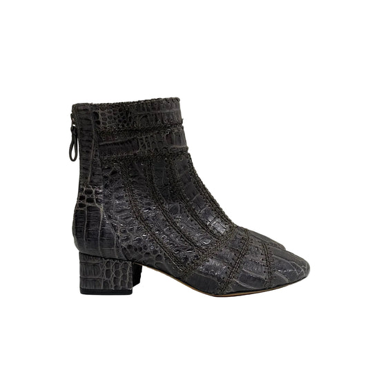Bota Alexandre Birman Couro Croco Tam 36 Br