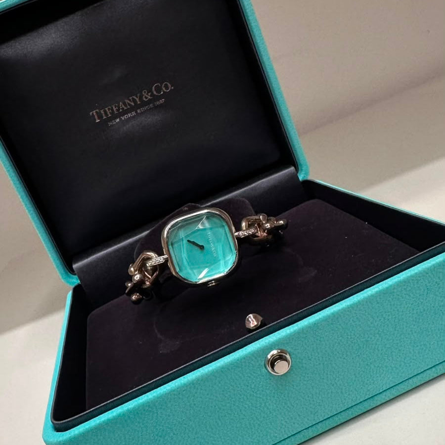 Relogio Tiffany Prata Corrente