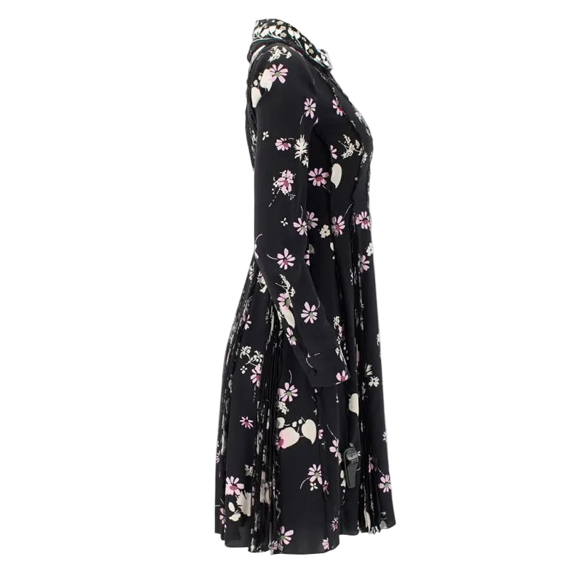 Vestido Valentino Estampado Preto Tam 36 Br