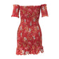 Vestido Zimmermann Floral Vermelho Tam 40 BR