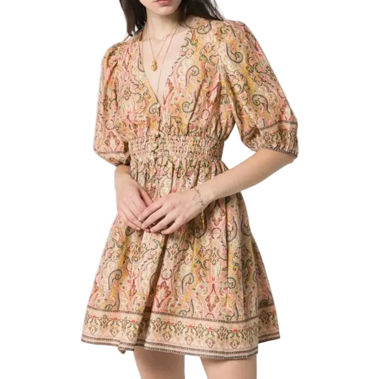 Vestido Zimmermann Estampado Tam 34 Br