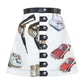 Saia Louis Vuitton Estampada Carro Tam 32 Br