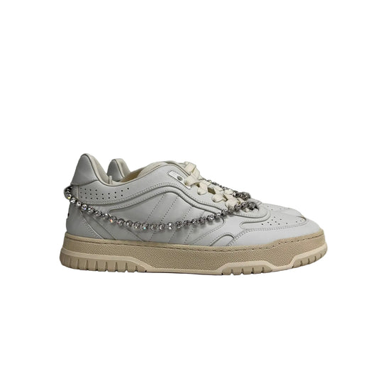 Tenis Gucci Branco Com Strass Tam 38 Br