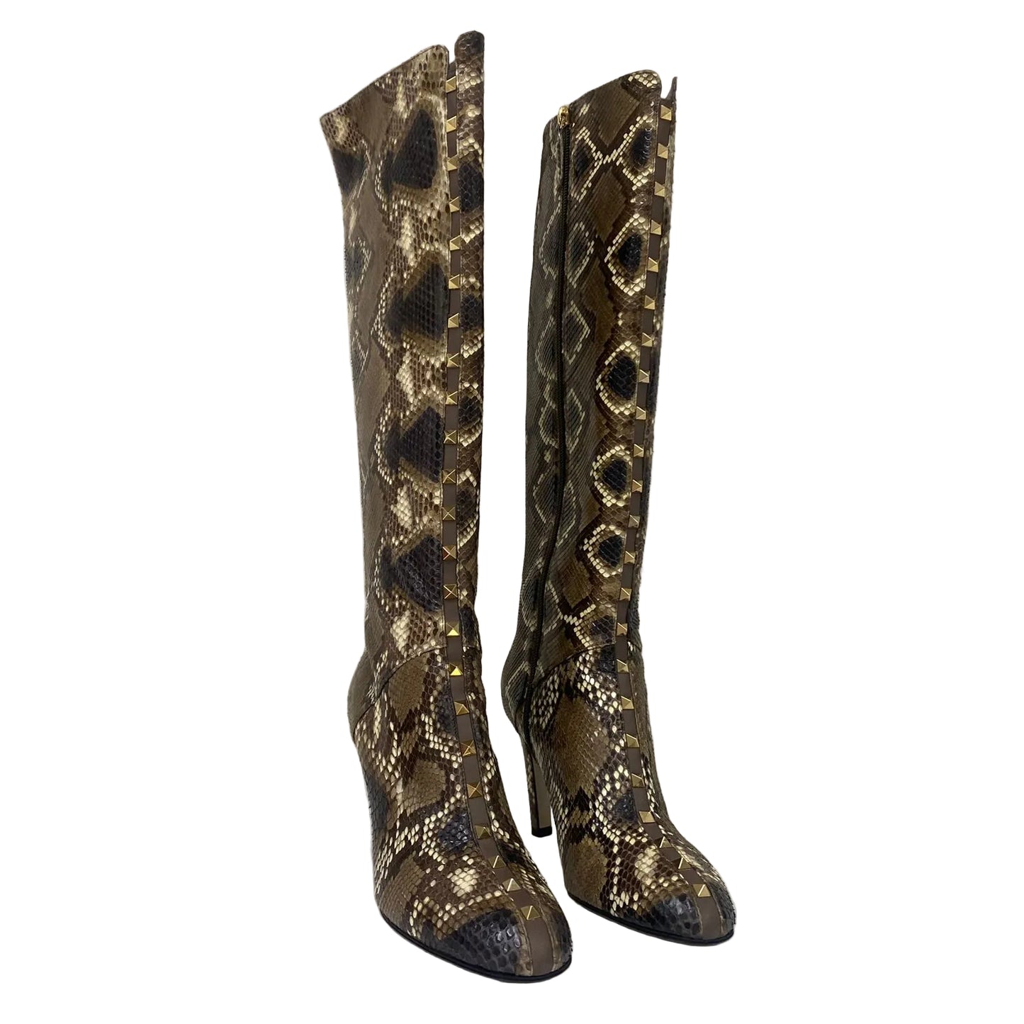 Bota Valentino Couro Cobra Tam 38 Br