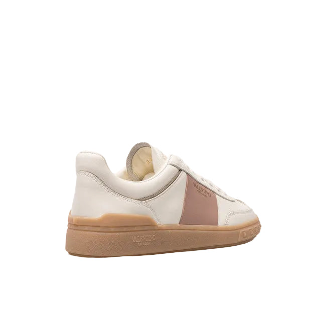 Tenis Valentino Off White e Rosa Tam 36 Br