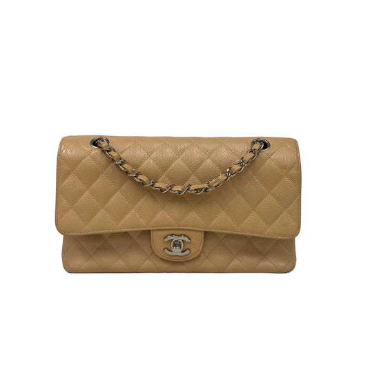 Bolsa Chanel Classic Flap Bege