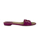 Rasteira Chanel Suede Rosa Tam 36,5 BR