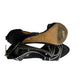 Sandalia Dior Preta Strass Tam 37 Br