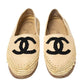 Alpargata Chanel Bege Com Raffia Tam 35 Br