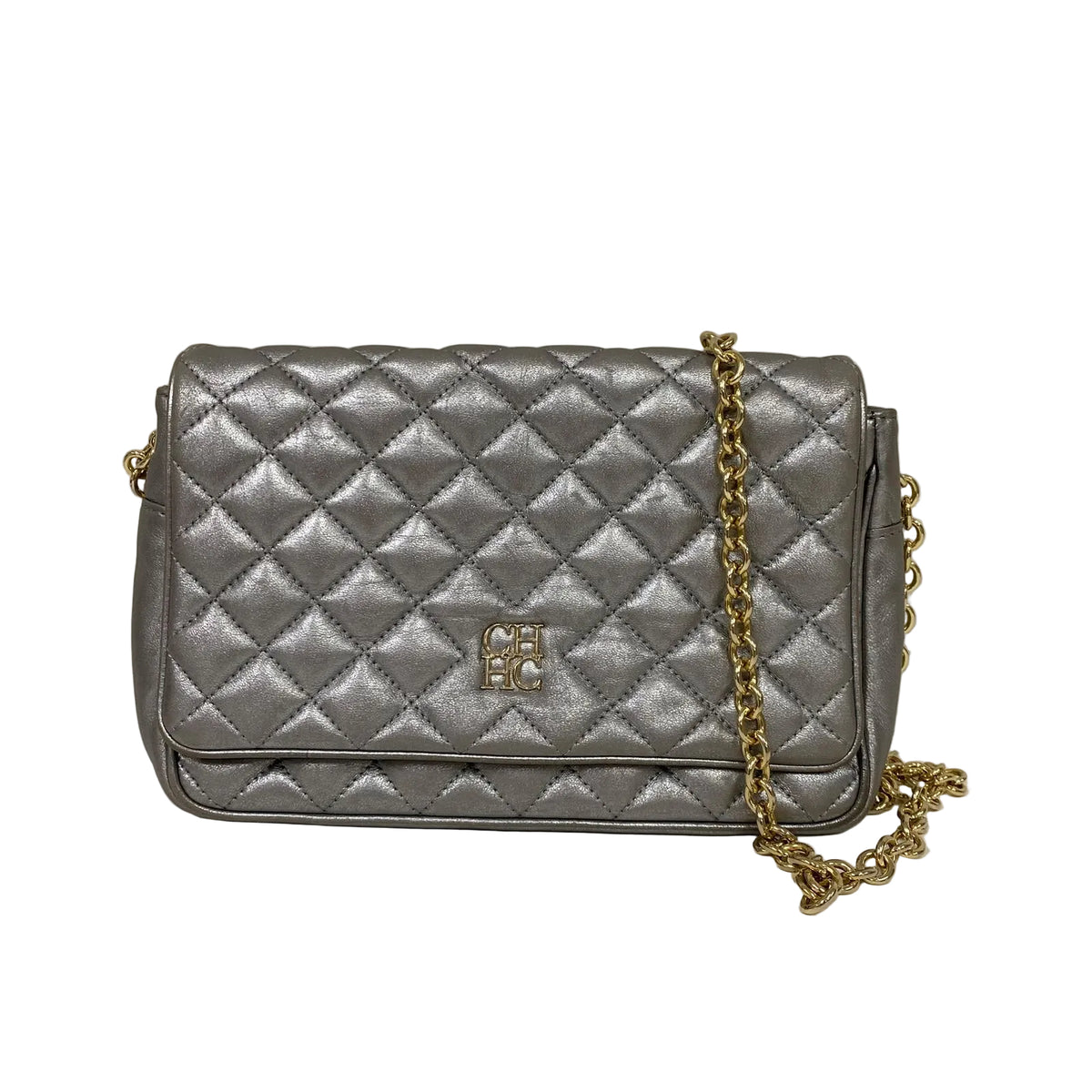 Bolsa Carolina Herrera Metalizada