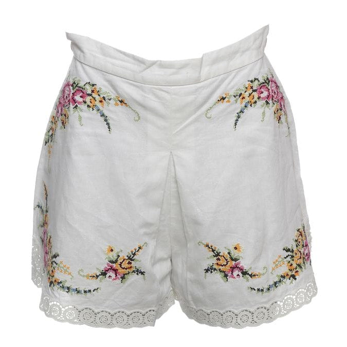 Conjunto Zimmermann Blusa e Shorts Bordado Tam 36 Br