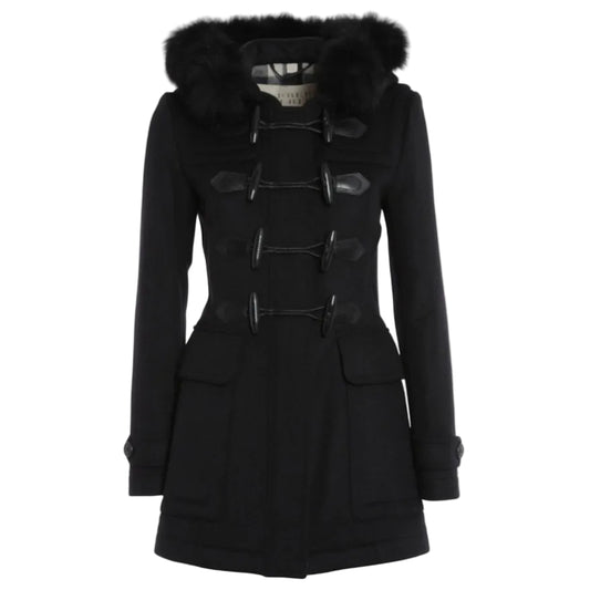 Sobretudo Burberry Preto Tam 38 Br