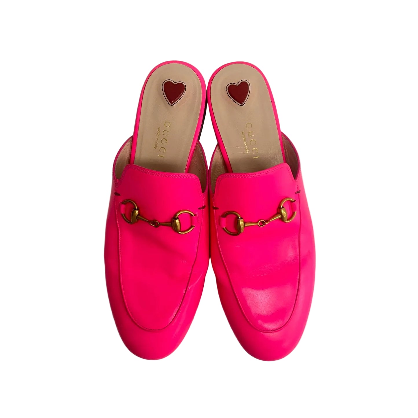 Mule Gucci Rosa Neon Tam 34,5 Br