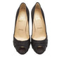 Sandalia Christian Louboutin Preta Tecido Tam 38 Br