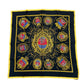 Lenço Hermès Preto Estampa Navio