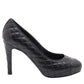 Sapato Chanel Preto Tam 36,5 Br