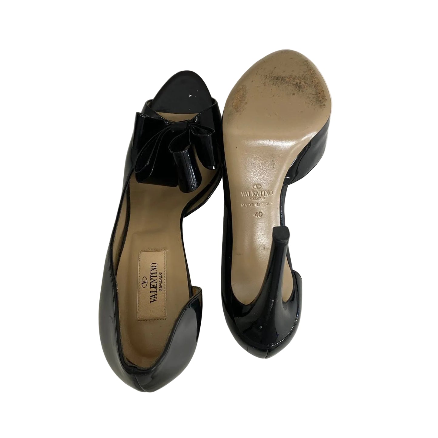 Sapato Valentino Laço Preto Tam 38 br