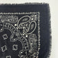 Lenço Kujten Estampado Preto