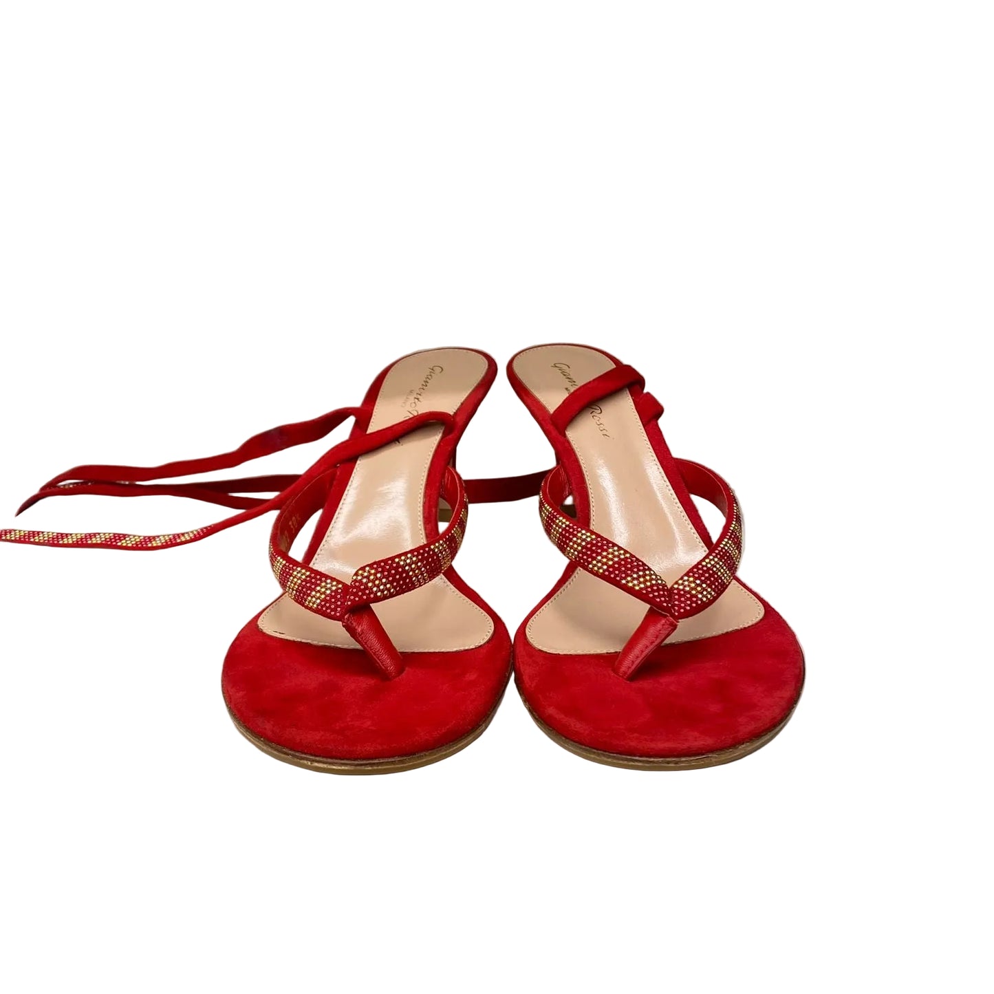 Sandalia Gianvito Rossi Vermelha Tam 36,5 Br