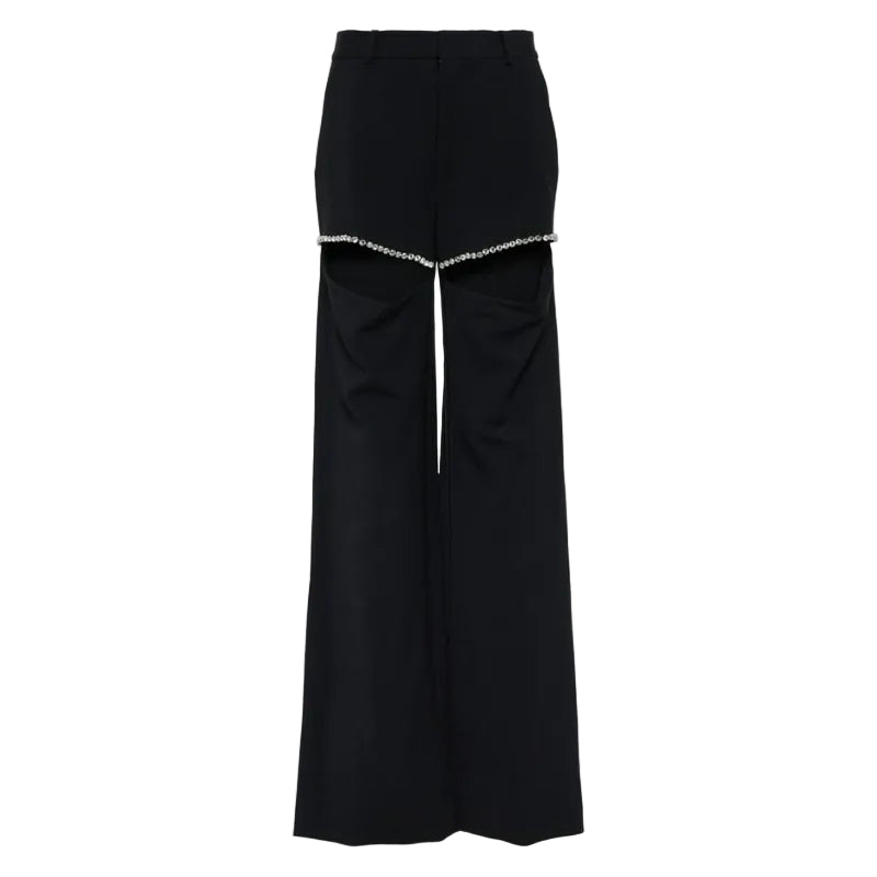 Calça Area Com Strass Preta Tam 36 Br
