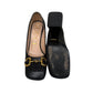 Sapato Gucci Horsebit Block Heel Pump Preto Tam 35 Br