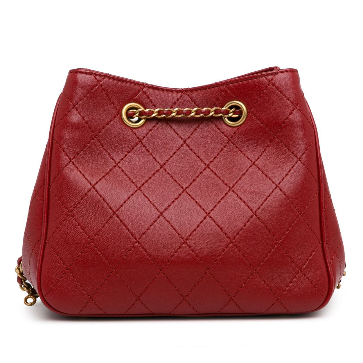Bolsa Chanel Egyptian Bucket Vermelha