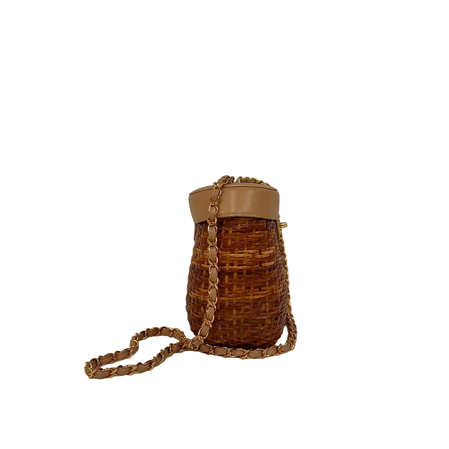 Bolsa Chanel Vintage Wicker Basket
