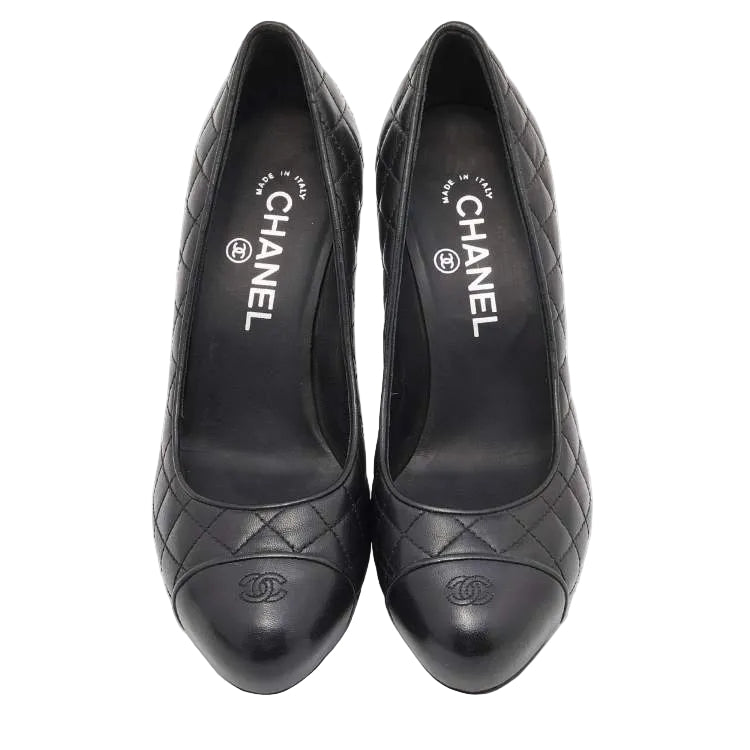 Sapato Chanel Preto Tam 36,5 Br