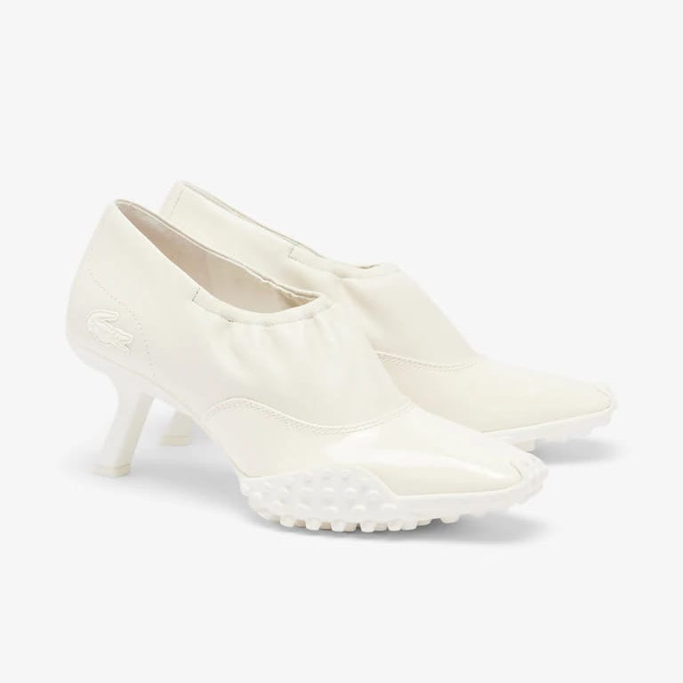 Sapato Lacoste De Salto Off White Tam 38 Br