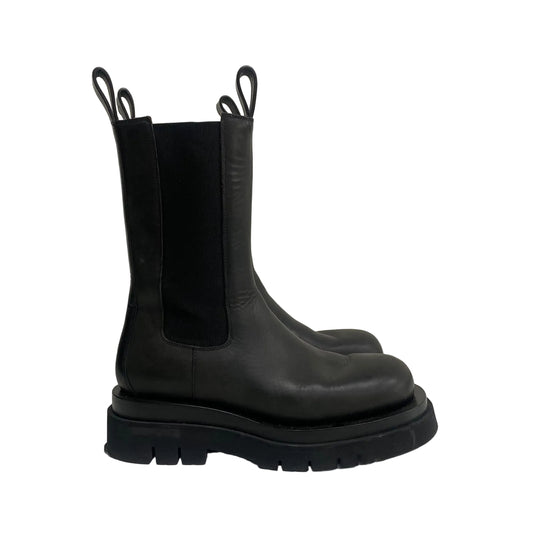 Bota Bottega Veneta Preta Cano Alto Tam 37 Br
