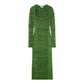 Vestido Ganni Verde e Preto Tam M BR