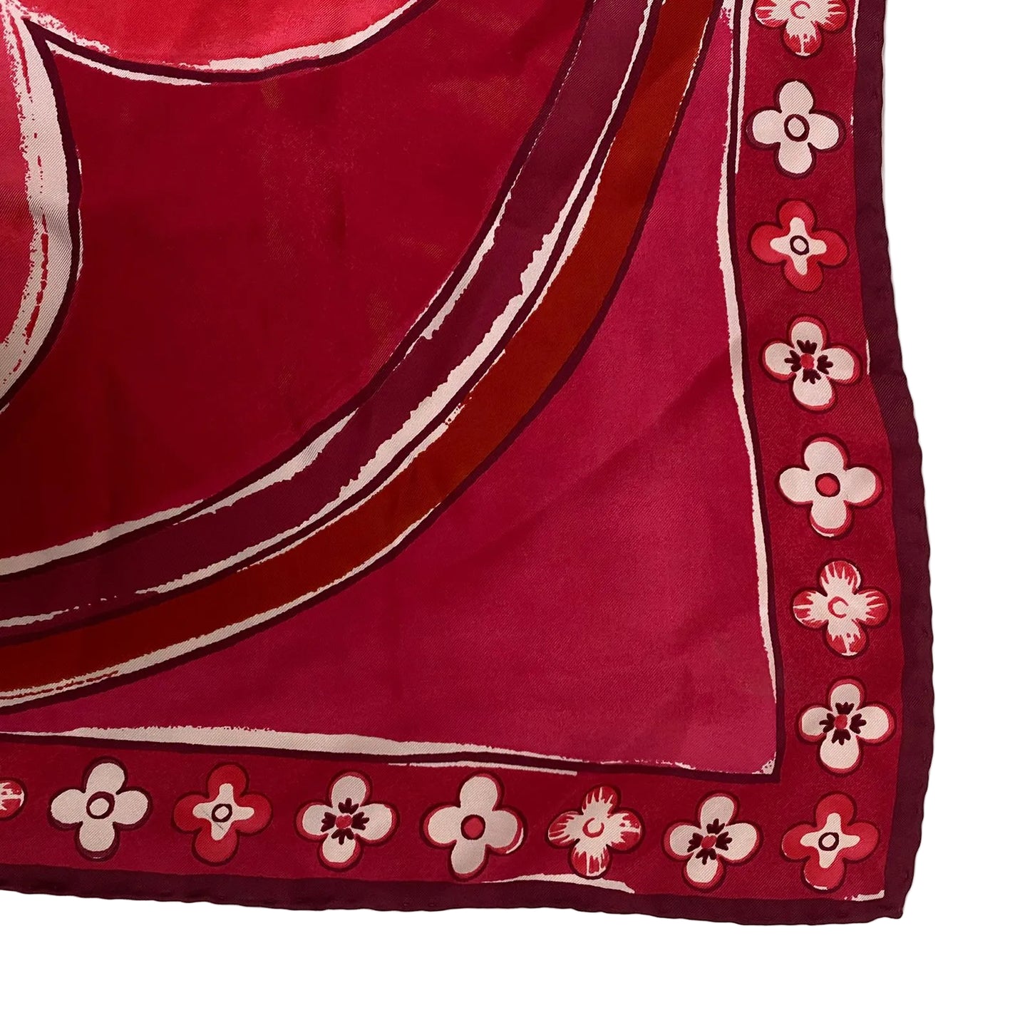Lenço Louis Vuitton Estampado Rosa