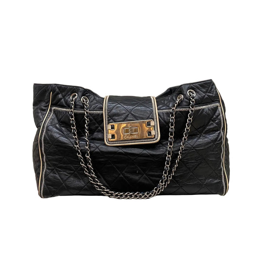 Bolsa Chanel l East West Preta