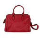Bolsa Alexander McQueen Small Skull Padlock Zip Around Tote Vermelha