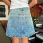Saia Givenchy Jeans Estampada Tam 36 Br
