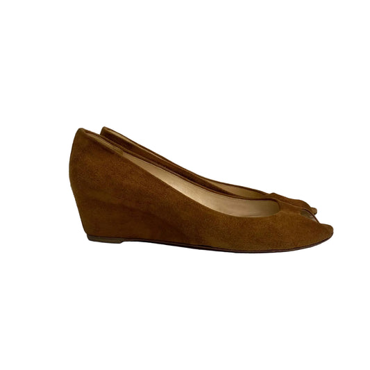 Sapato Louboutin Camurça Caramelo Tam 36,5 Br