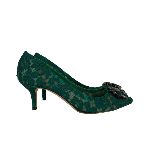 Sapato Dolce&Gabbana Verde Rendado Tam 37,5 BR