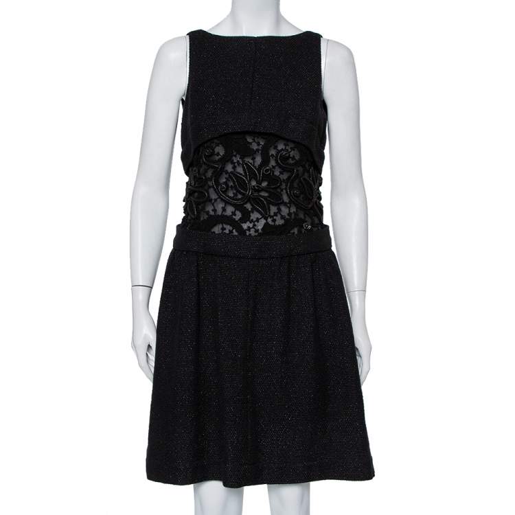 Vestido Chanel Preto Tam 38 Br