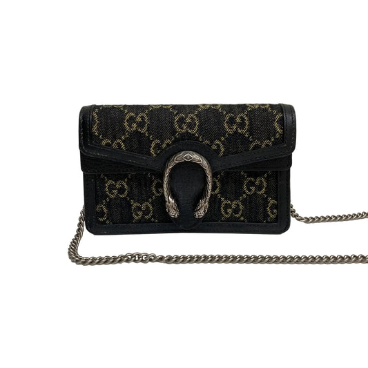 Bolsa Gucci Dionysus Super Mini GG Denim Shoulder Bag
