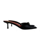 Mule Saint Laurent Preto Strass Tam 38,5 Br