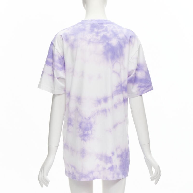Camiseta Balmain Tie Dye Roxa Tam M BR