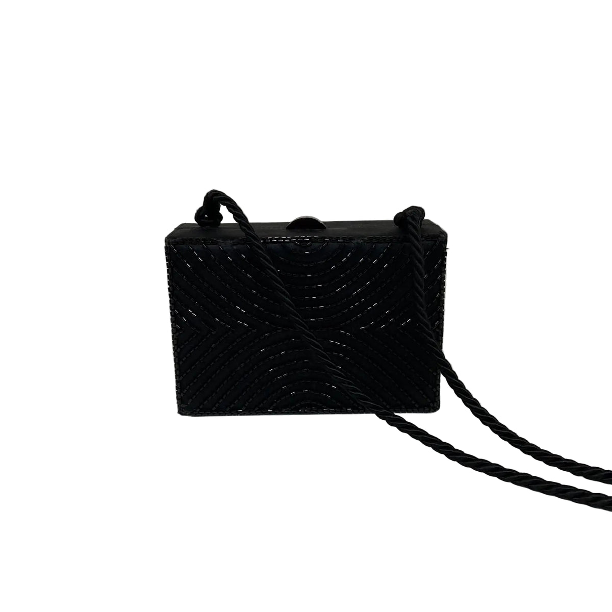 Bolsa Chanel Beaded Preta Pequena
