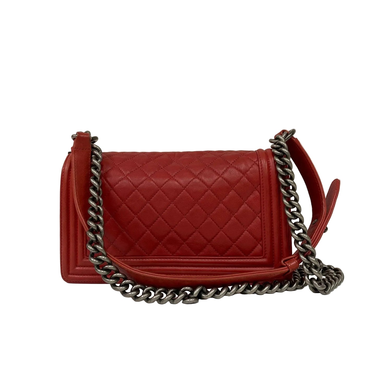 Bolsa Chanel Boy Flap Vermelha