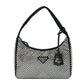 Bolsa Prada Re- Edition 2000 Com Cristais Preta