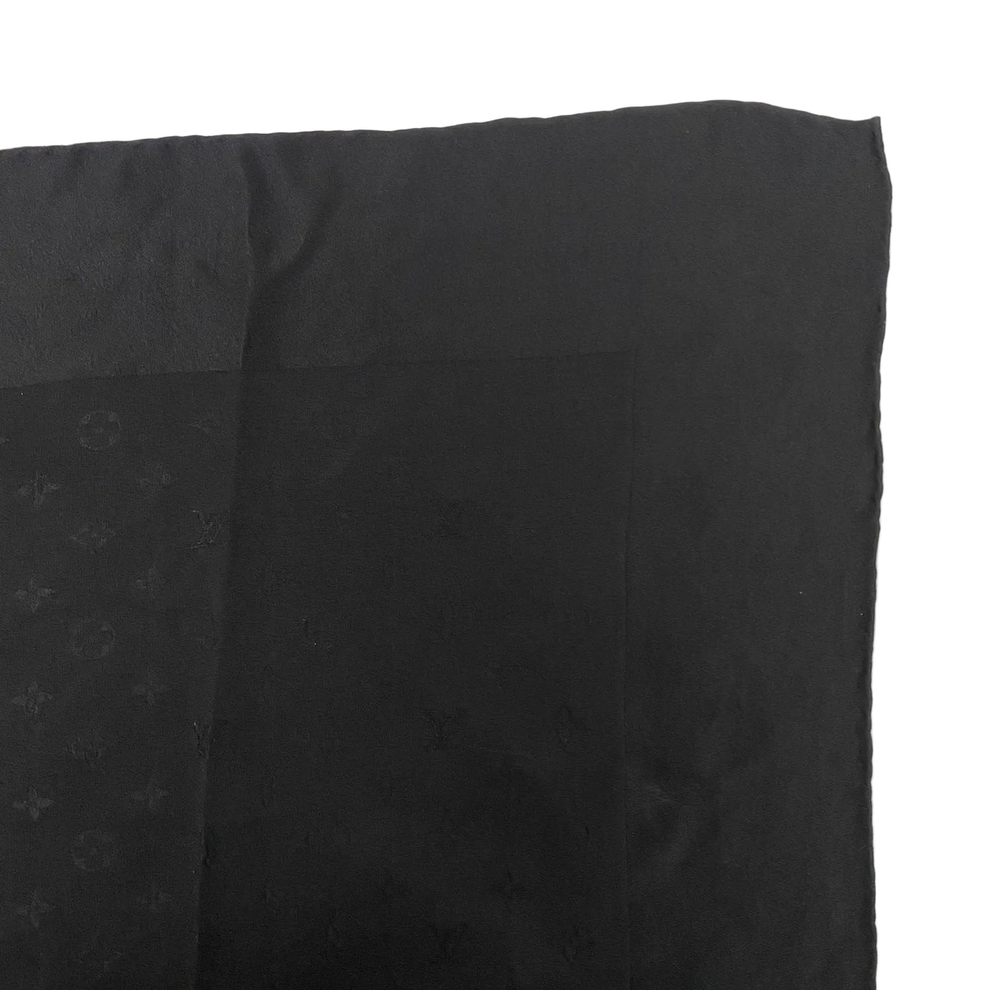Lenço Louis Vuitton Monograma Preto