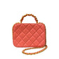 Chanel Quiteld Lambskin Rosa