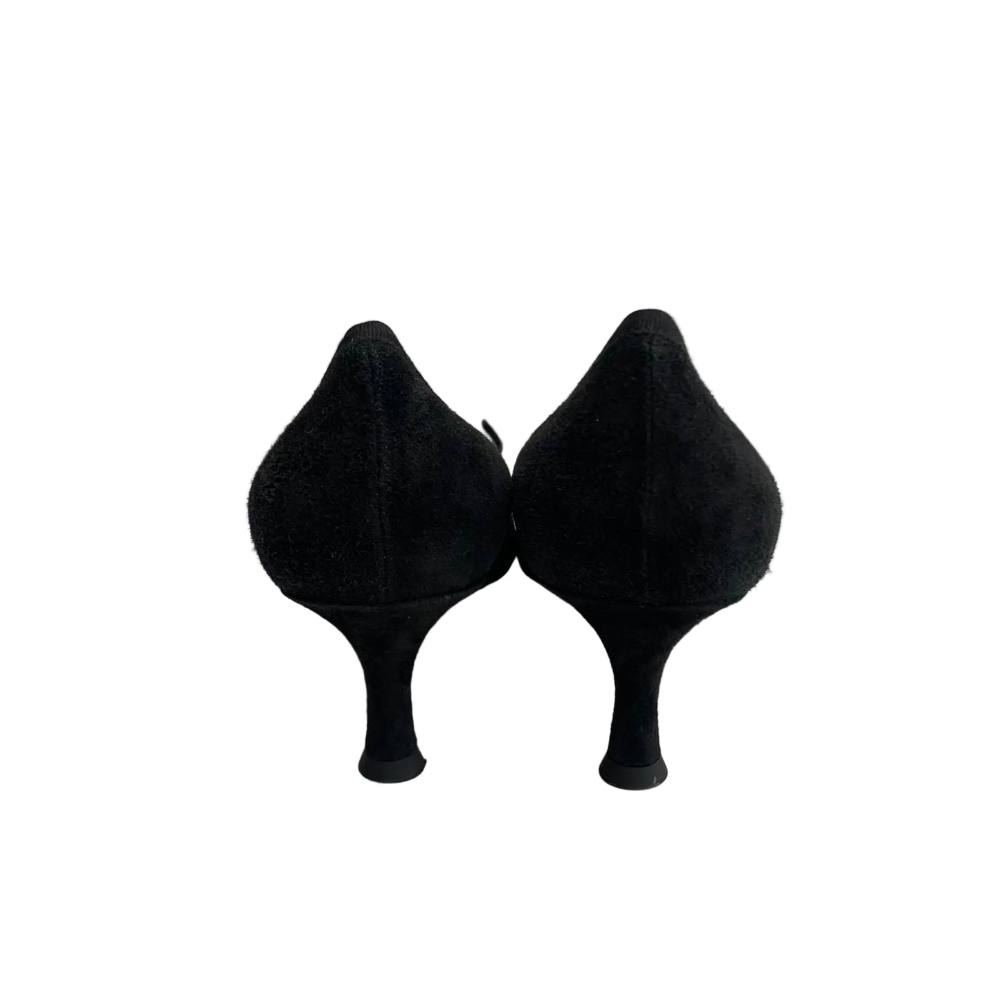 Sapato Louboutin Preto Camurça Tam 40 Br